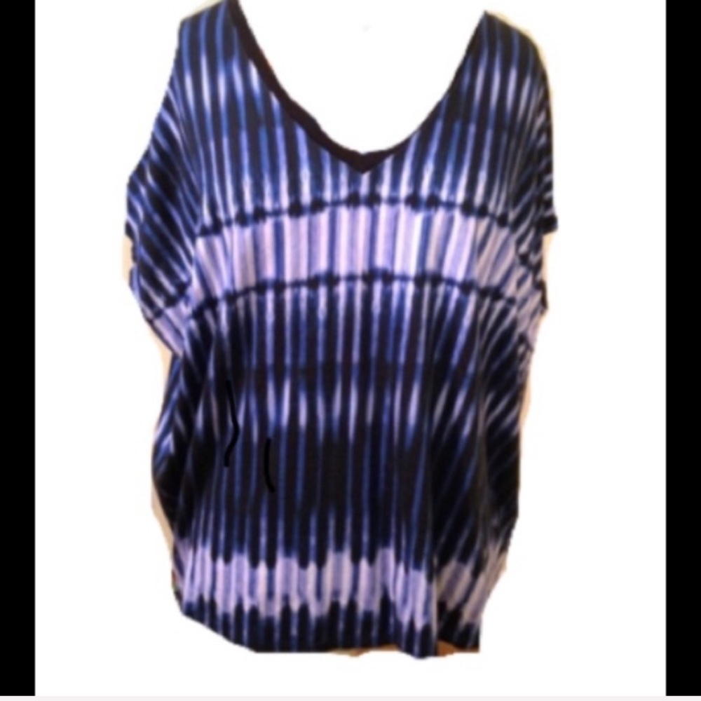 Vince Ombré V-Neck Top
